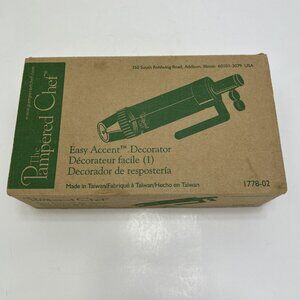 PAMPERED CHEF EASY ACCENT DECORATOR 1778-02 IN BOX CAKE DECORATOR